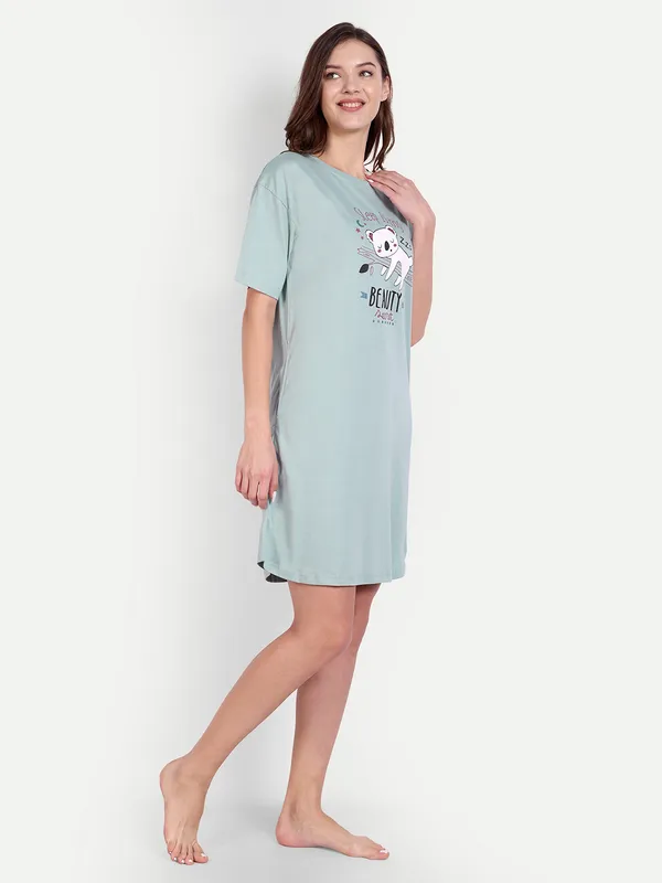Green_Koala_Sleep_Shirt_For_Women