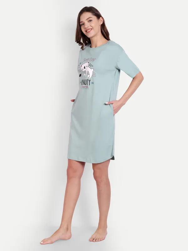 Green_Koala_Sleep_Shirt_For_Women