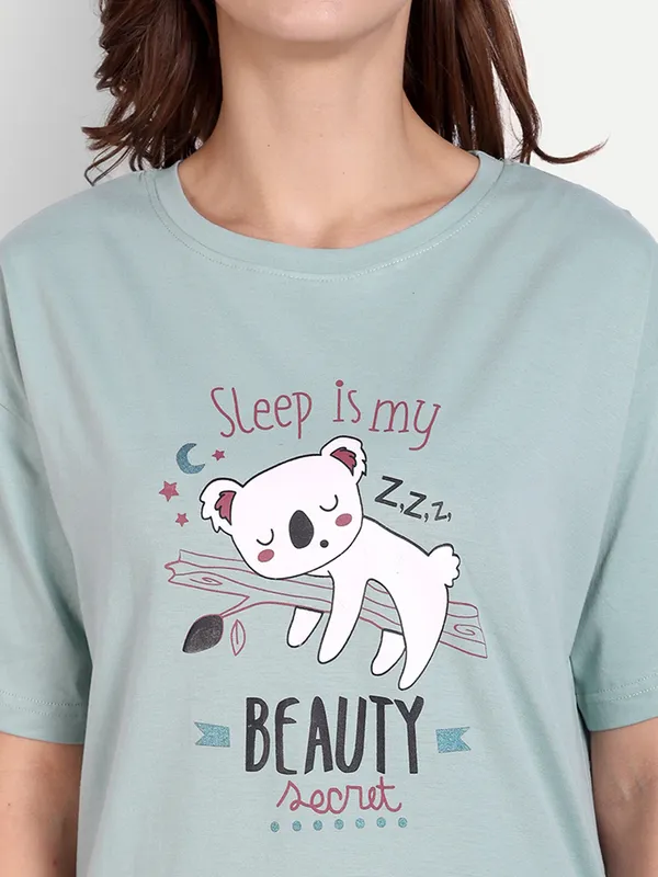 Green_Koala_Sleep_Shirt_For_Women