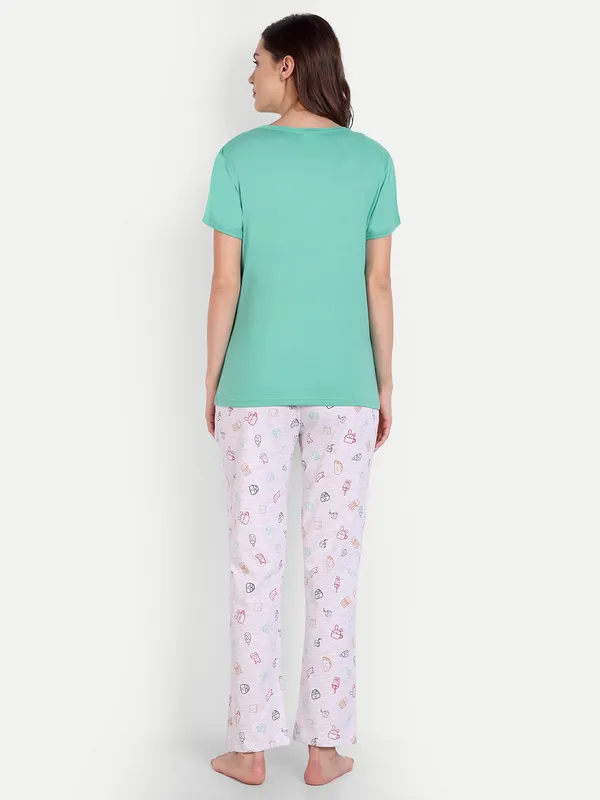 Green_Nap_And_Snack_Cotton_Full_Pants_For_Women
