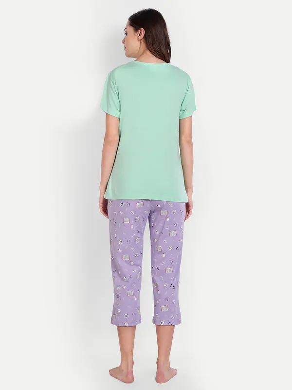 Green_Self_Care_Cotton_Capri_Set_For_Women