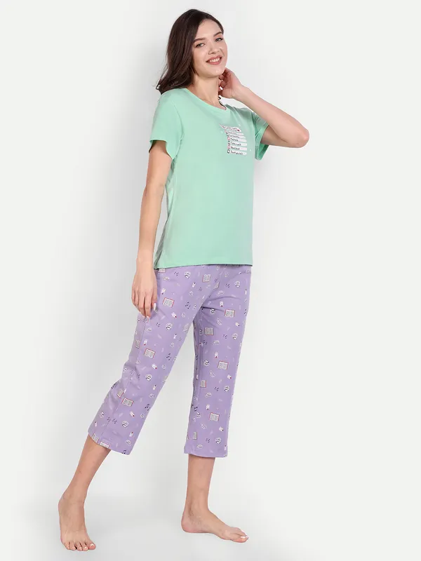 Green_Self_Care_Cotton_Capri_Set_For_Women