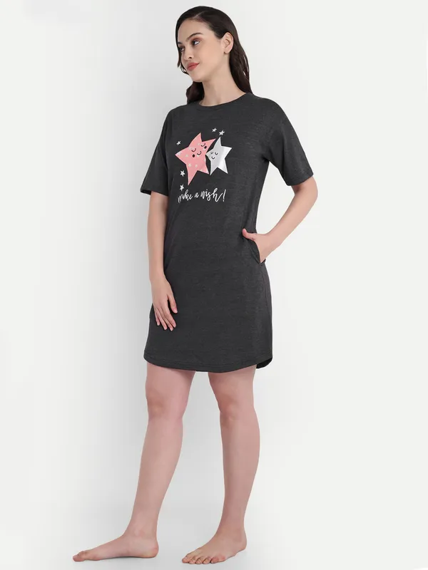 Charcoal_Make_A_Wish_Cotton_Night-Shirt_For_Women