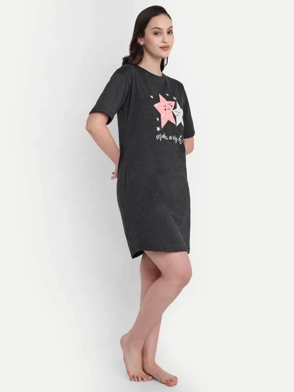 Charcoal_Make_A_Wish_Cotton_Night-Shirt_For_Women