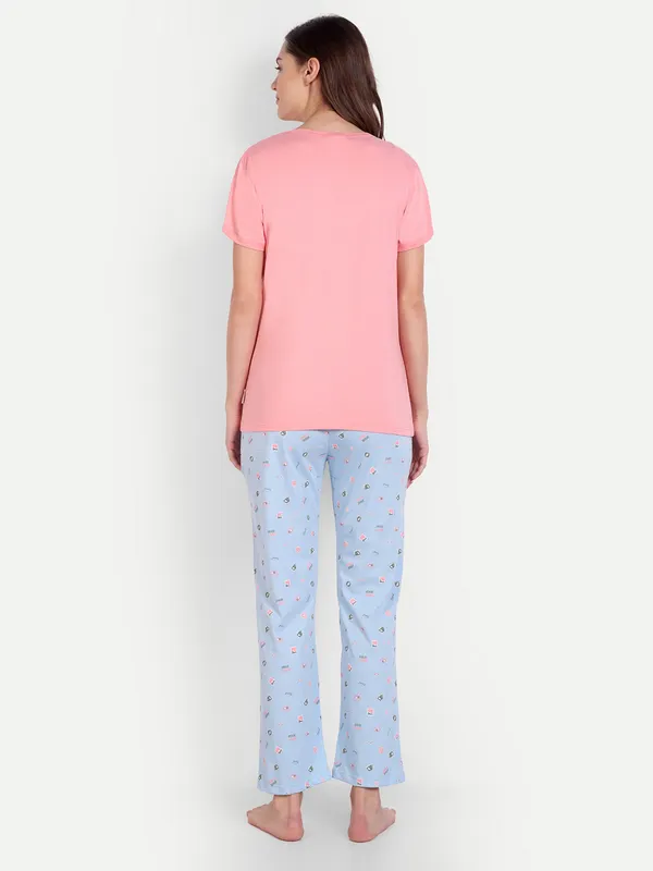 Coral_Wanderlust_Cotton_Full_Pants_For_Women