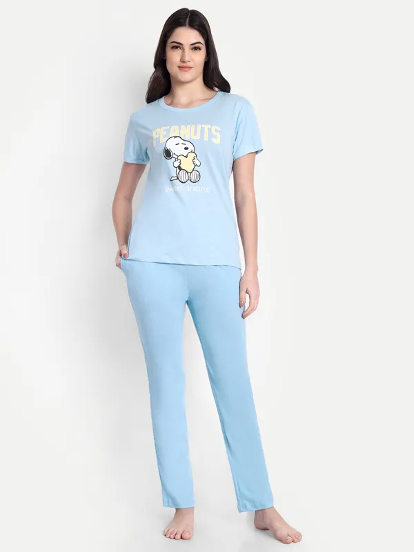 Blue_Peanut_Sweetdream_Cotton_Co-Ord_Set_For_Women