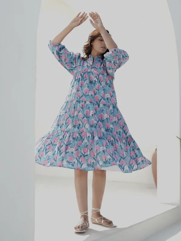 Evelyn_Hand_Block_Printed_Midi_Dress