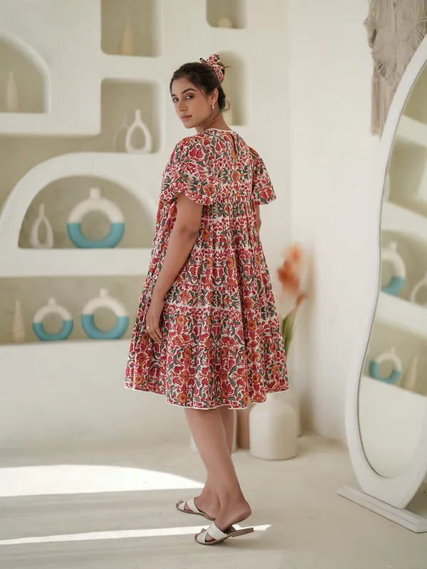 Anemone_Hand_Block_Printed_Smocked_Dress