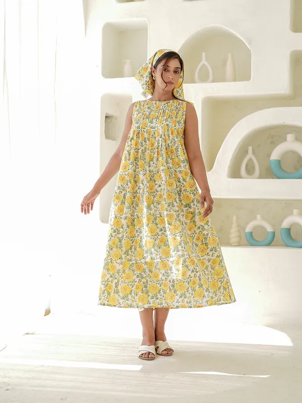 Peony_Hand_Block_Printed_Maxi_Dress