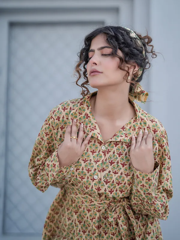 Caterina_Hand_block_Printed_Shirt_Dress