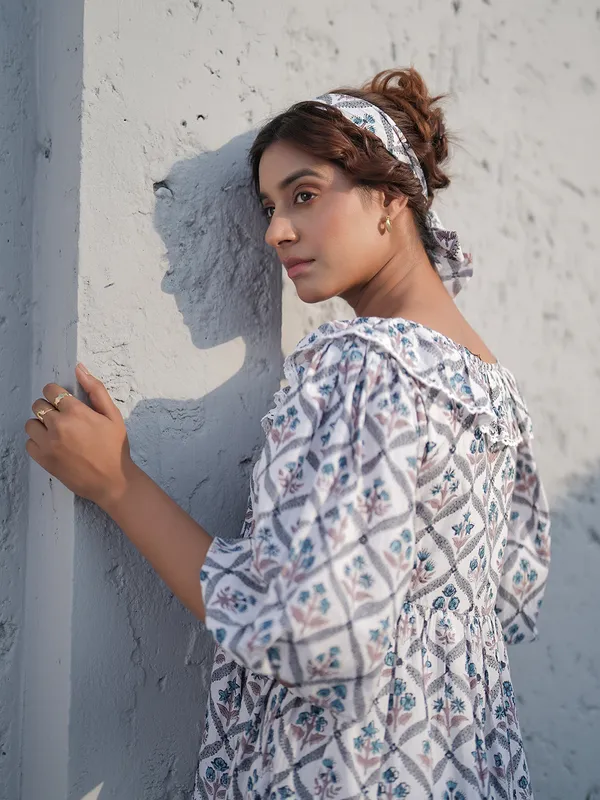 Aria_Hand_block_Printed_Dress