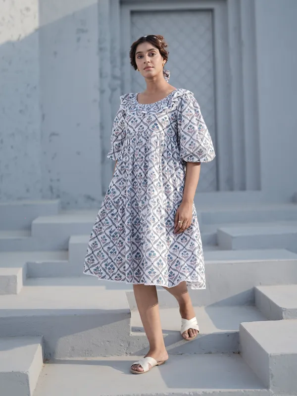 Aria_Hand_block_Printed_Dress