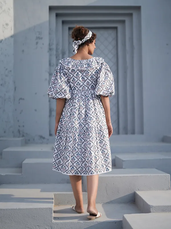 Aria_Hand_block_Printed_Dress