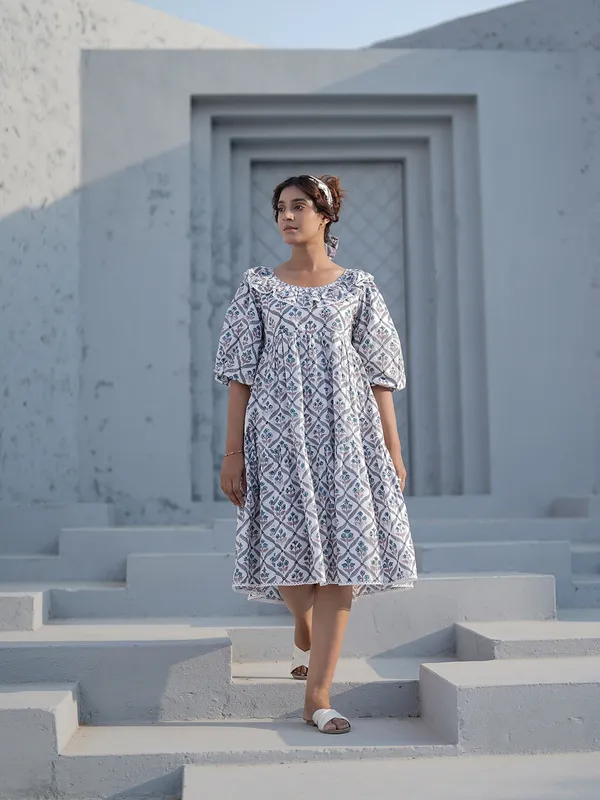 Aria_Hand_block_Printed_Dress