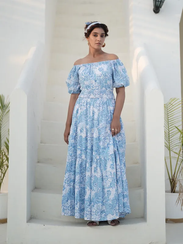 Fioana_Hand_Block_Printed_Off-Shoulder_Maxi_Dress