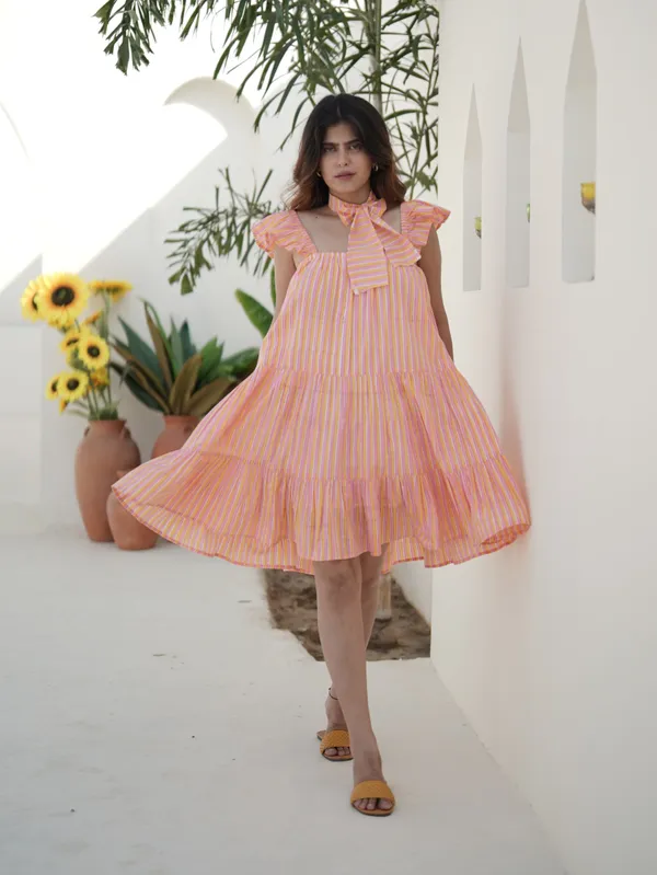 Chiara_Hand_Block_Printed_Tiered_Dress