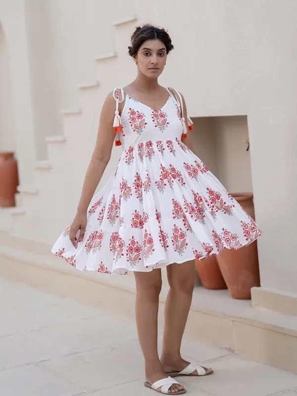 Archia_Hand_Block_Printed_Short_Dress