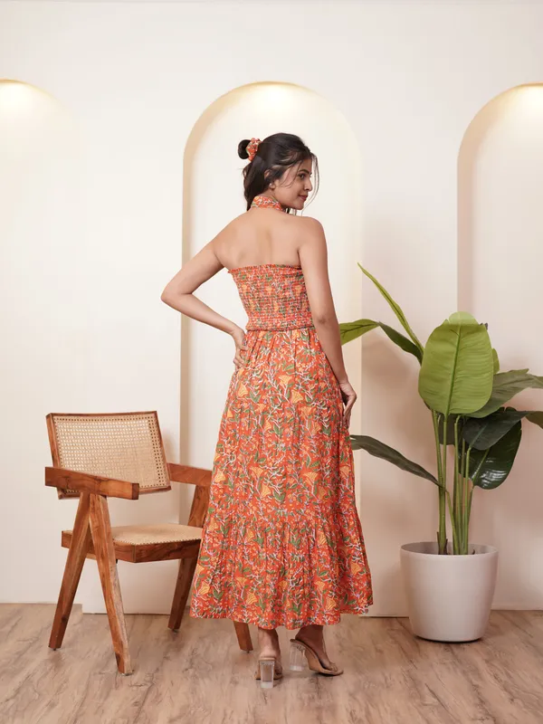 Celenia_Hand_block_Printed_Floral_Long_Dress