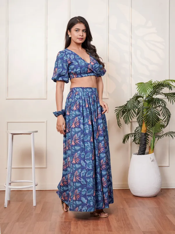 Ava_Hand_Block_Printed_Bloom_Co-Ord_Set