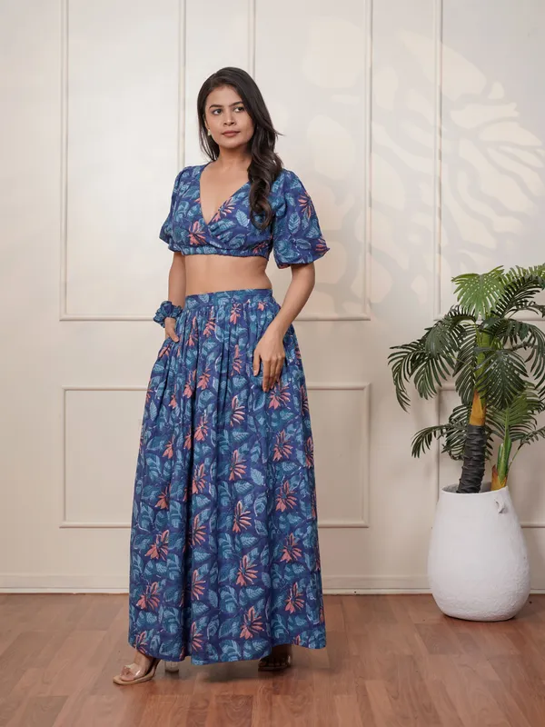 Ava_Hand_Block_Printed_Bloom_Co-Ord_Set