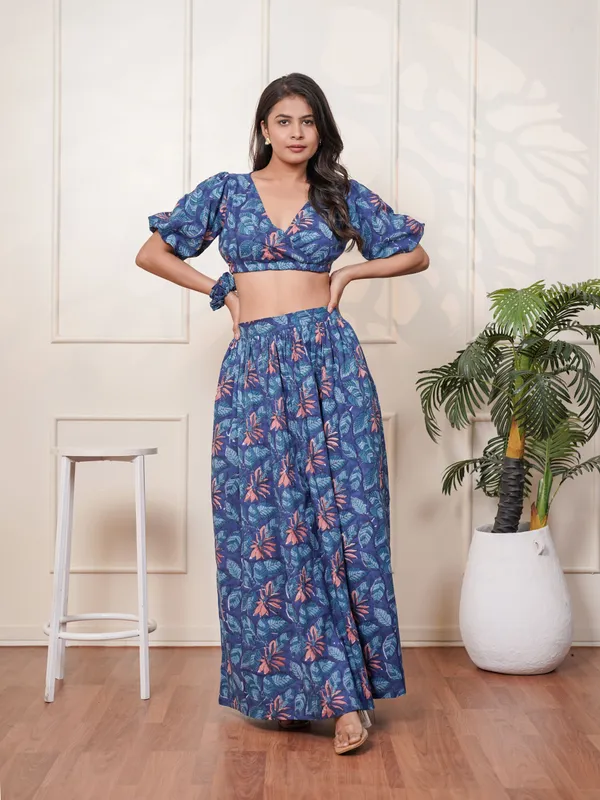 Ava_Hand_Block_Printed_Bloom_Co-Ord_Set