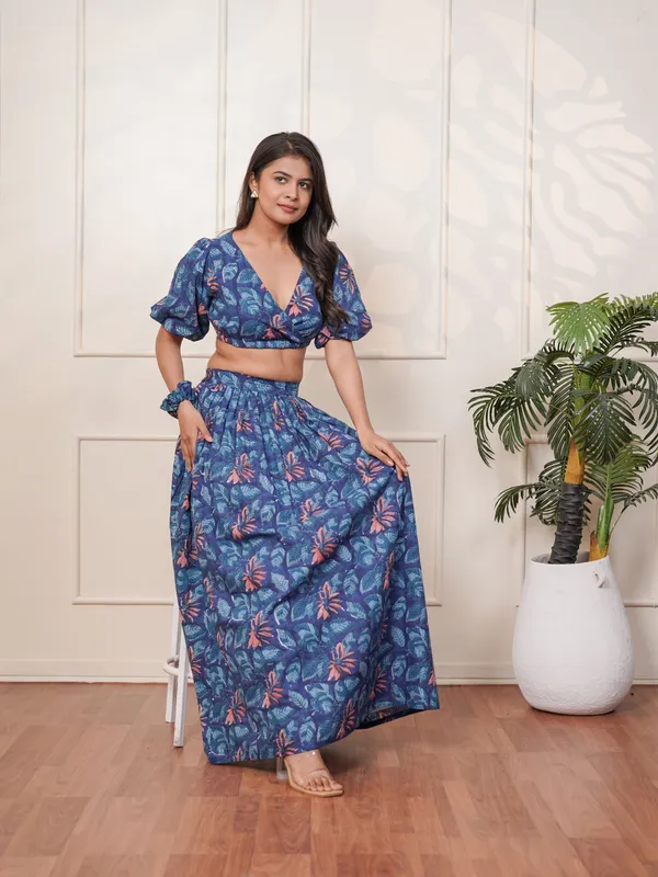 Ava_Hand_Block_Printed_Bloom_Co-Ord_Set