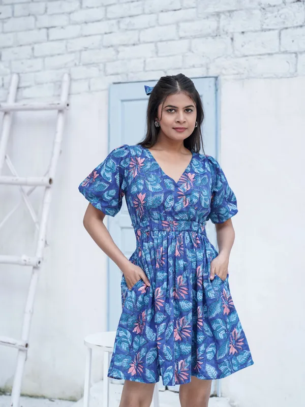 Emily_Hand_block_Printed_Tropical_Day_Dress