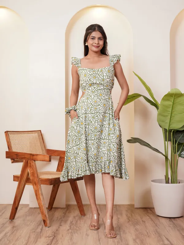 Eliza_Hand_block_Printed_Meadow_Muse_Midi_Dress