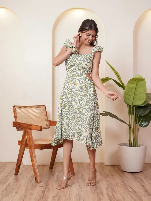 Eliza_Hand_block_Printed_Meadow_Muse_Midi_Dress
