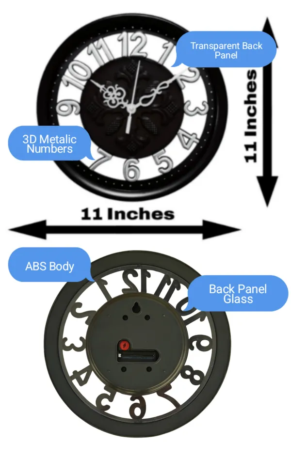 Dual_Glass_3D_Numbers_Designer_Wall_Clock_|_Black_&_Golden