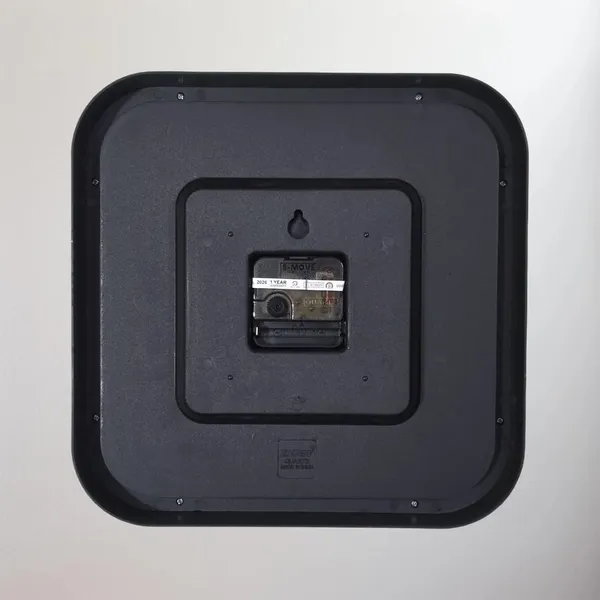 Embossed_Numerals_Square_Wall_Clock_(BLACK-SILVER)