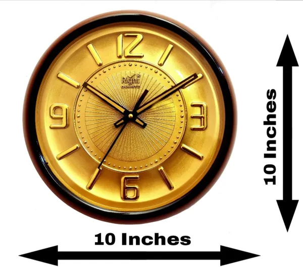 Golden_Embossed_3D_Dialer_Designer_Wall_Clock_|_Cola_&_Gold_Plastic_Frame