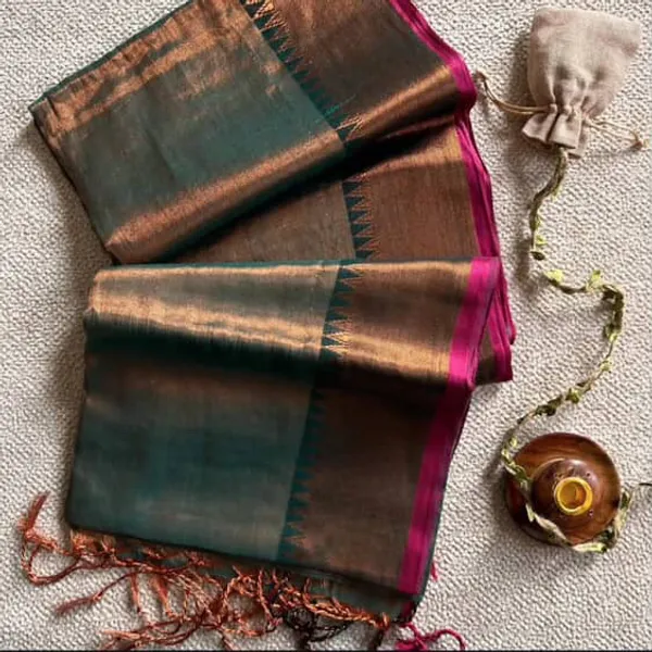 Multicolor_Handloom_Cotton_Tissue_Blend_Designer_Saree_For_Women