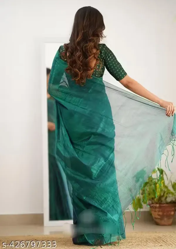 Green_Tissue_Silk_Embellished_Look_Saree_For_Women
