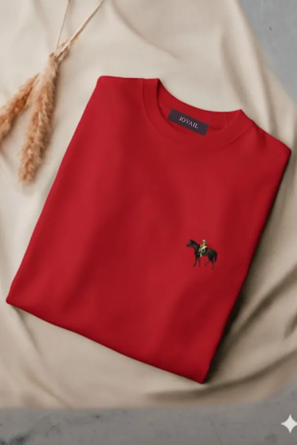 Red_Round_Neck_Tshirt_For_Men