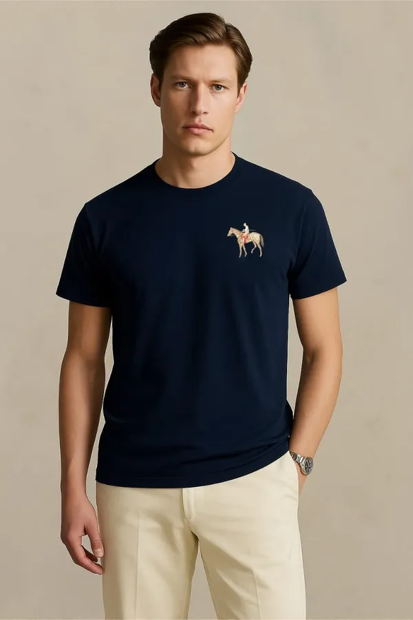 Navy_Blue_Round_Neck_Tshirt_For_Men