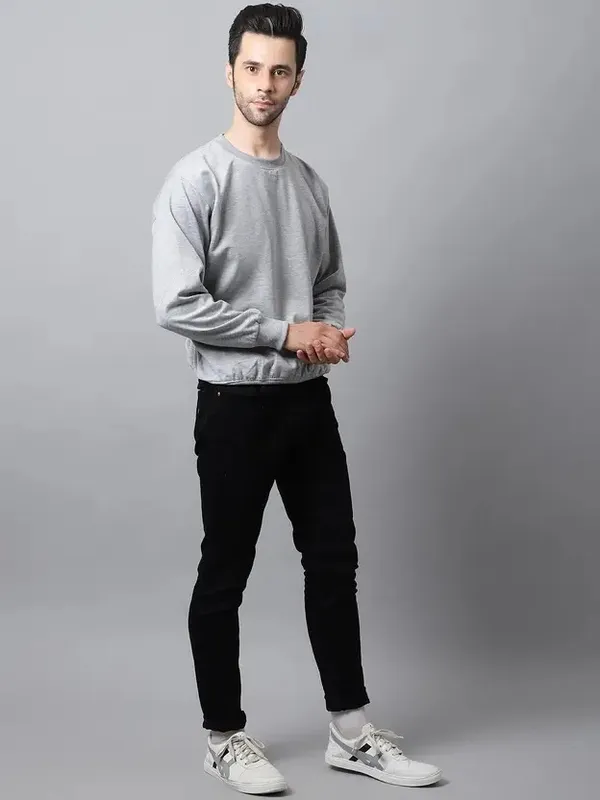 Grey_Round_Neck_Sweatshirt_For_Men