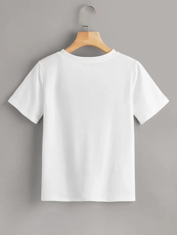 White_Round_Neck_Tshirt_For_Men