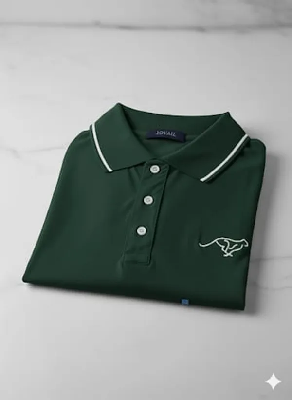 Green_Embroidered_Polo_T-Shirt_For_Men