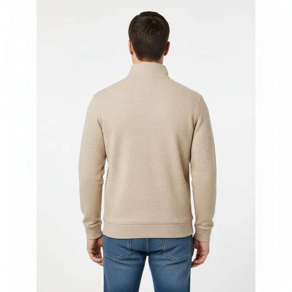 Beige_Zip-Up_Sweathirt_For_Men