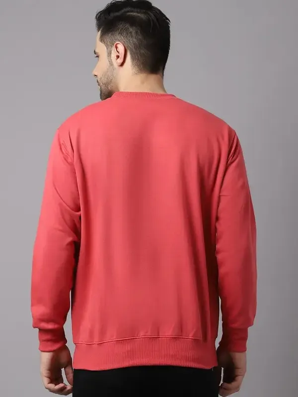 Pink_Round_Neck_Sweatshirt_For_Men