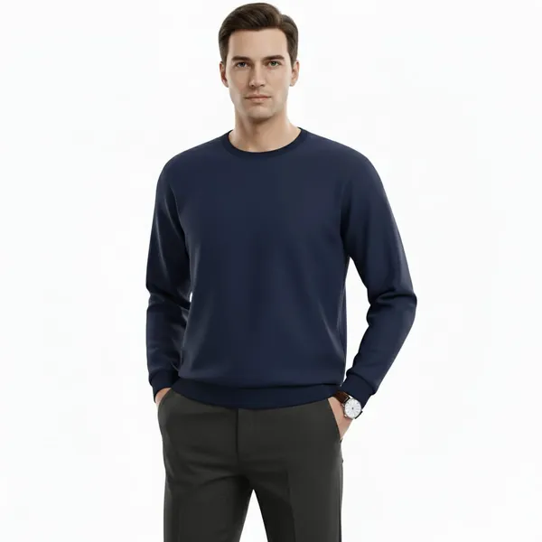 Dark_Blue_Round_Neck_Sweatshirt_For_Men