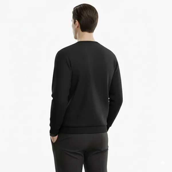 Black_Round_Neck_Sweatshirt_For_Men