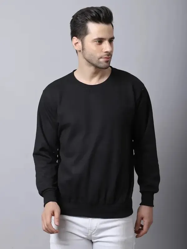 Black_Round_Neck_Sweatshirt_For_Men