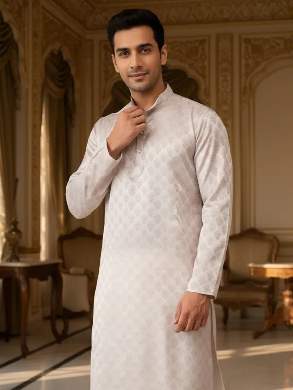 Men_Abstract_Printed_Cotton_Kurta_Cream
