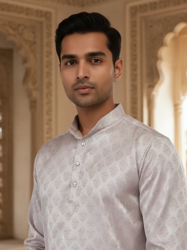 Men_Abstract_Printed_Cotton_Kurta_Cream