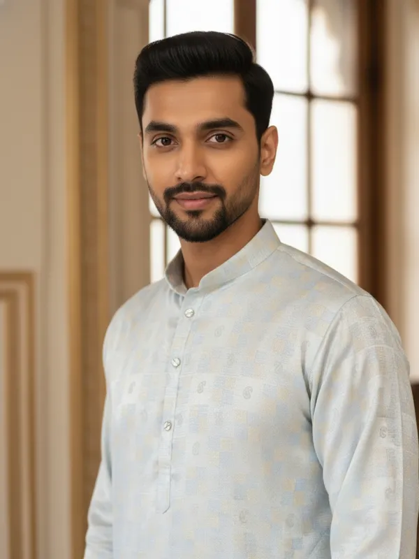 Men_Abstract_Printed_Cotton_Kurta_Sky_Blue