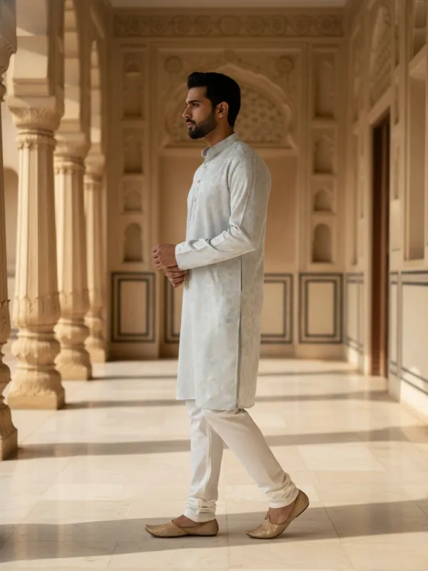 Men_Abstract_Printed_Cotton_Kurta_Sky_Blue