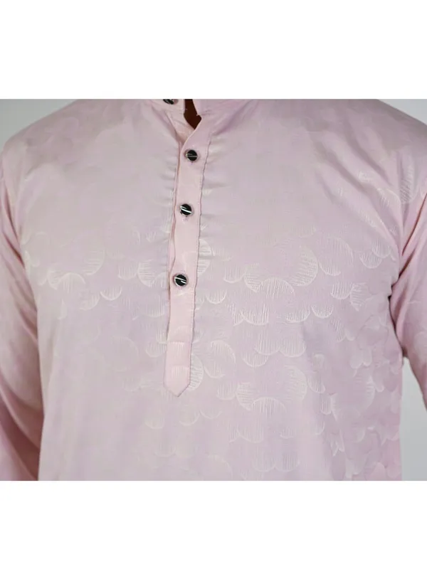 Men_Abstract_Print_Cotton_Blend_Kurta_With_Pink