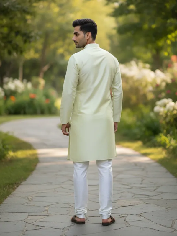 Light_Green_Cotton_Kurta_Fresh_&_Breezy_Style